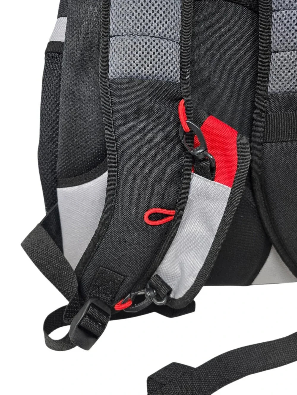NEW Adidas Load Spring Backpack Red Gray Black School Bag 18